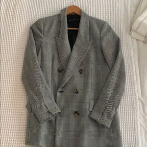 Zara checkered blazer